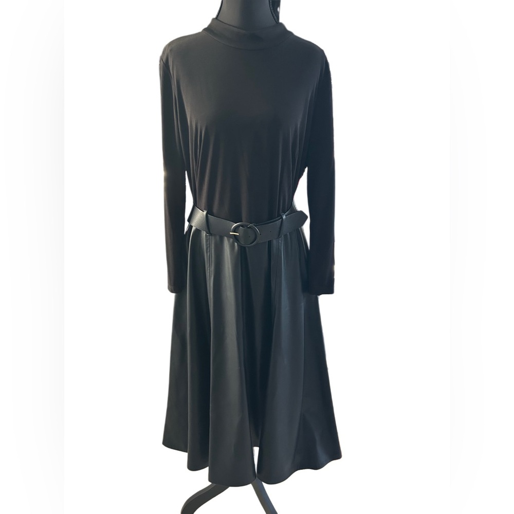 Calvin Klein Black Long Sleeve Dress